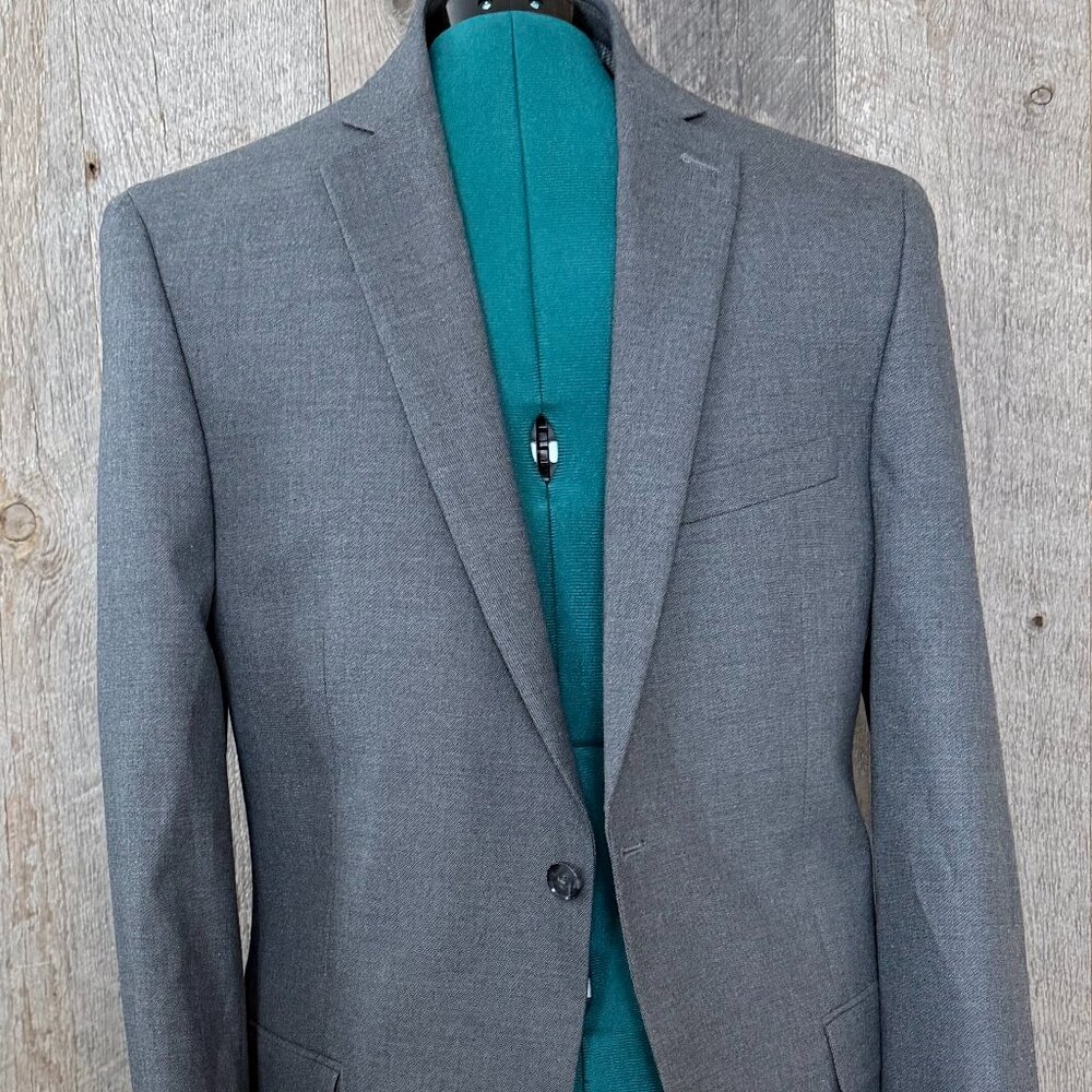 Alfani Men's Suit Slim Fit 40L Jacket 34W x 32L Pants - Picture 4 of 14